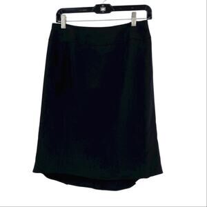 Black midi skirt with unique back design size 4